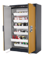 Bezpečnostní skříň s požární odolností 90min_6x zásuvka, ocelový poplastovaný plech